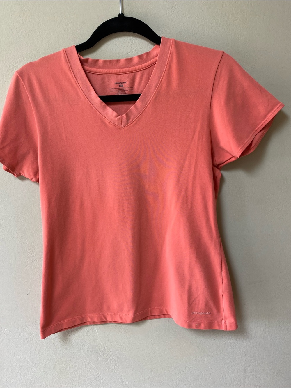 Patagonia Women’s V-Neck Short Sleeve Tee - Coral